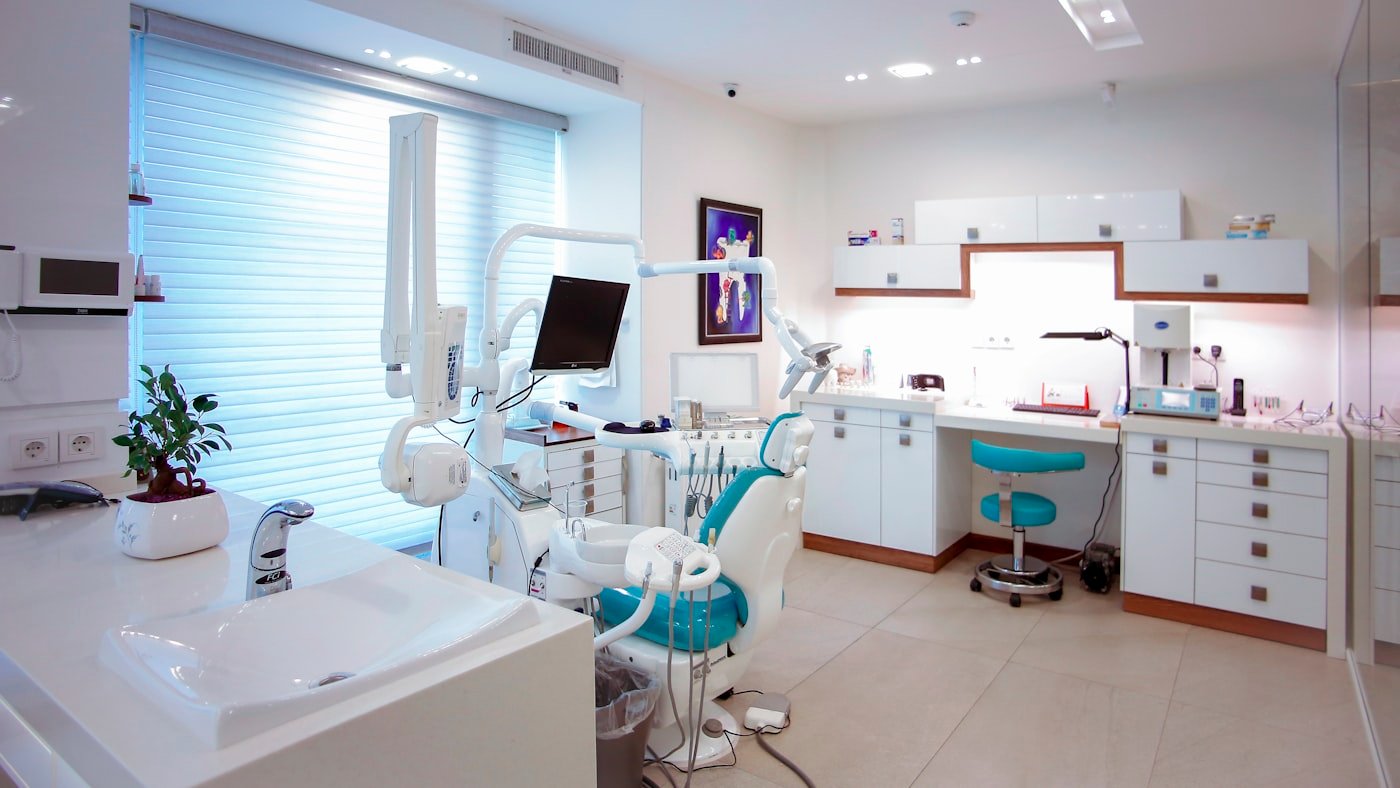 A dental surgery prepared for the next patient