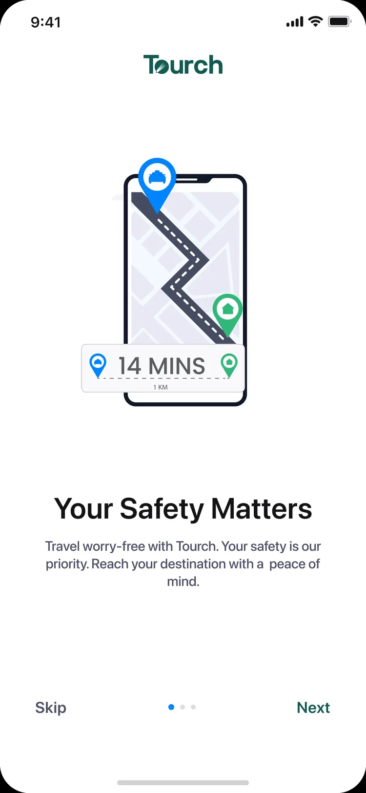 Tourch: Safety onboarding